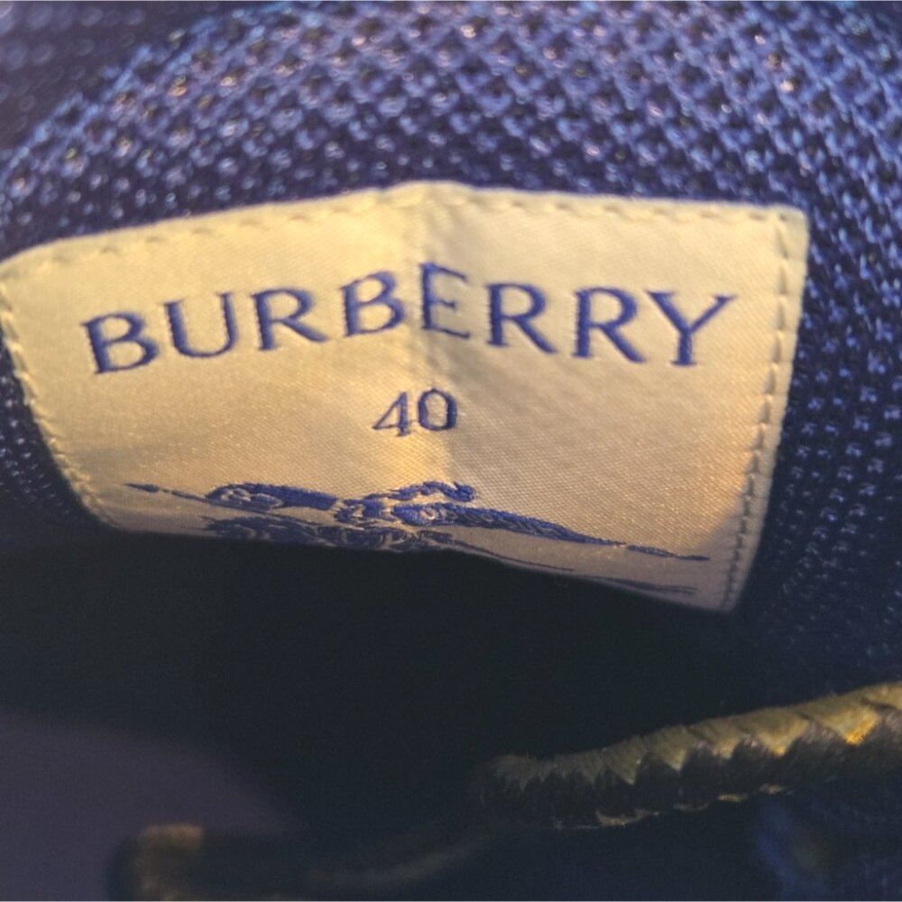 NIB Burberry Olive (Loch) Chukka Lace-Up Square Toe Boots Size 40 - Picture 5 of 7